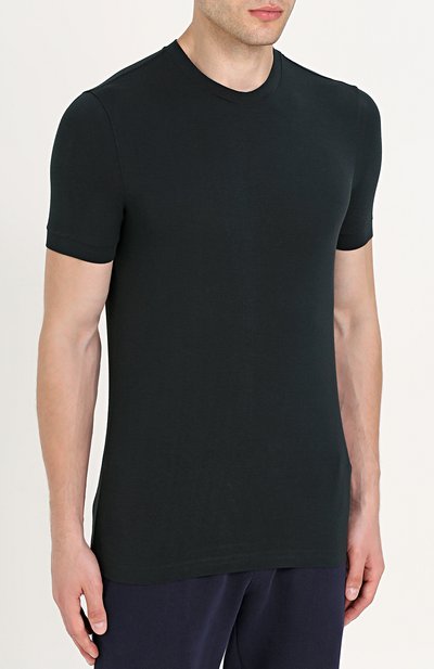 Футболка из вискозы с круглым вырезом GIORGIO ARMANI, арт. 6YST52/SJP4Z, фото 3