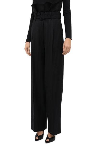 Шерстяные брюки DRIES VAN NOTEN черного цвета по цене 89950 руб., арт. 212-010958-3135, фото 3 Шерстяные брюки DRIES VAN NOTEN, арт. 212-010958-3135, фото 3