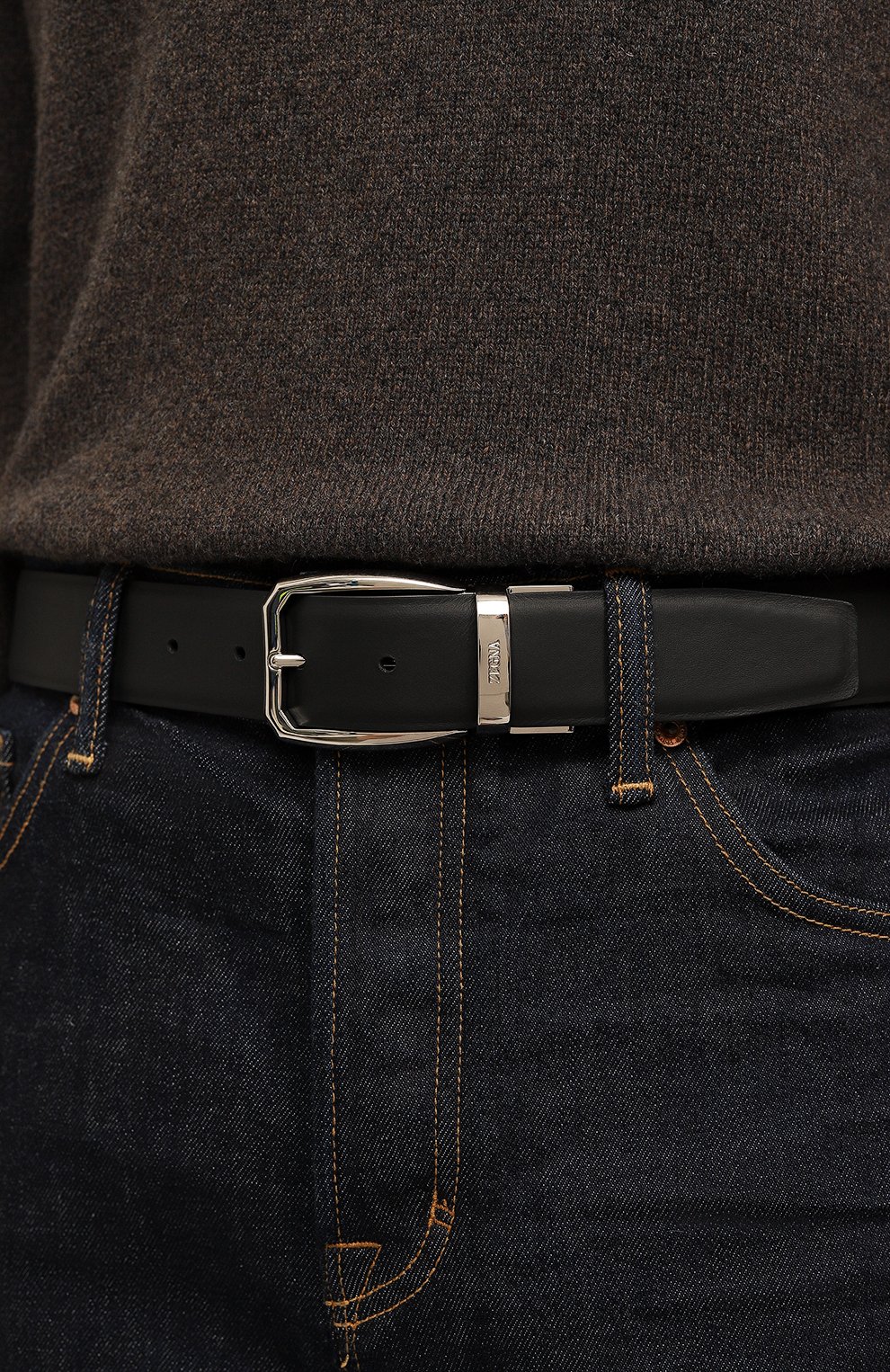 Кожаный ремень ZEGNA, арт. B007PZ/LHAVA, фото 2