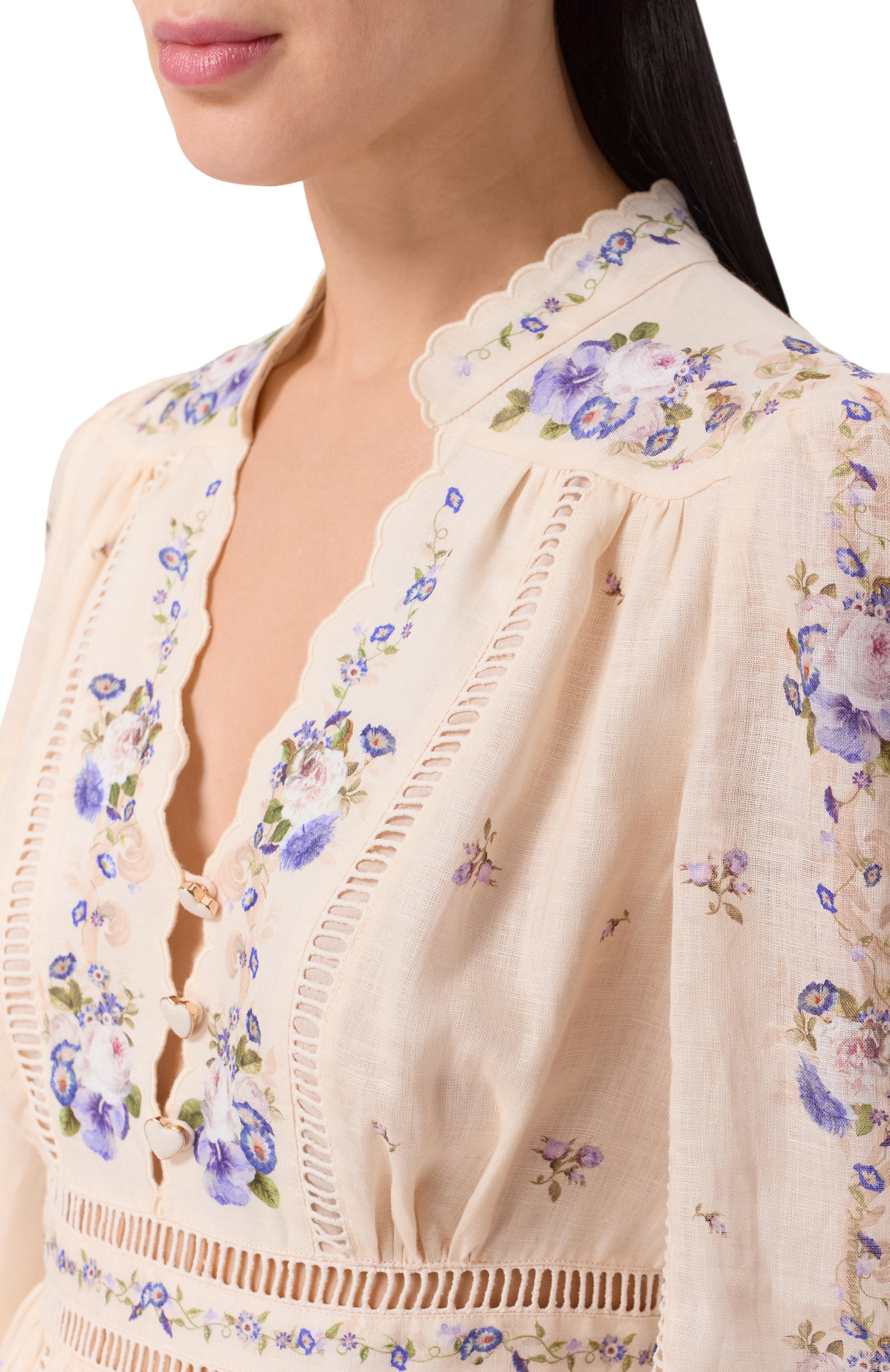 Льняное платье ZIMMERMANN, арт. 5376DRS264, фото 4