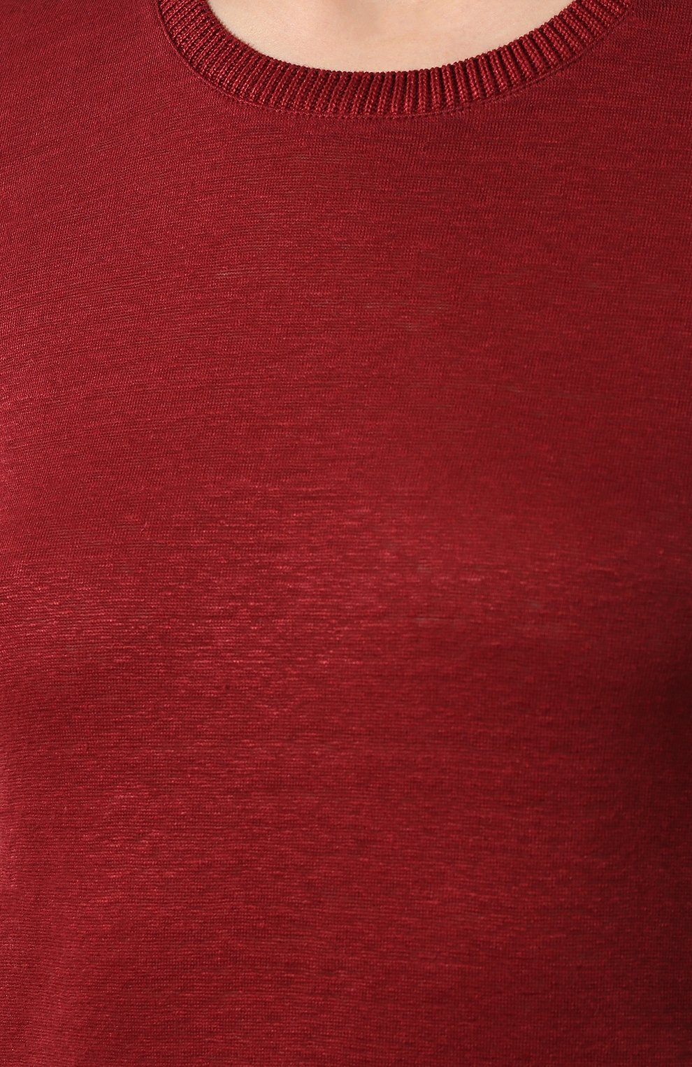 Льняная футболка LORO PIANA, арт. FAD5396, фото 5