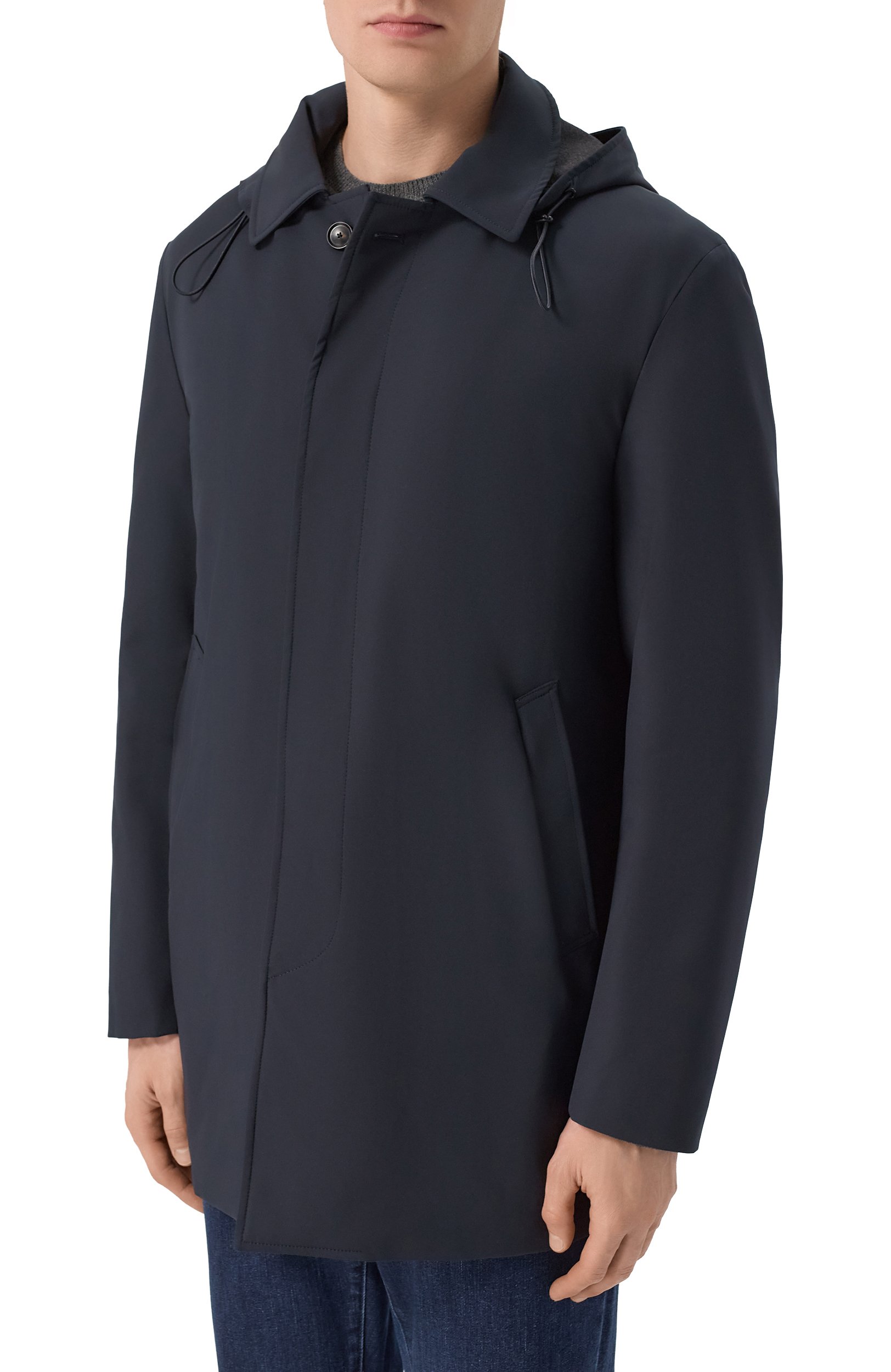 Куртка SARTORIA LATORRE темно-синего цвета по цене 97850 руб., арт. CTS072/UK0030, фото 3 Куртка SARTORIA LATORRE, арт. CTS072/UK0030, фото 3