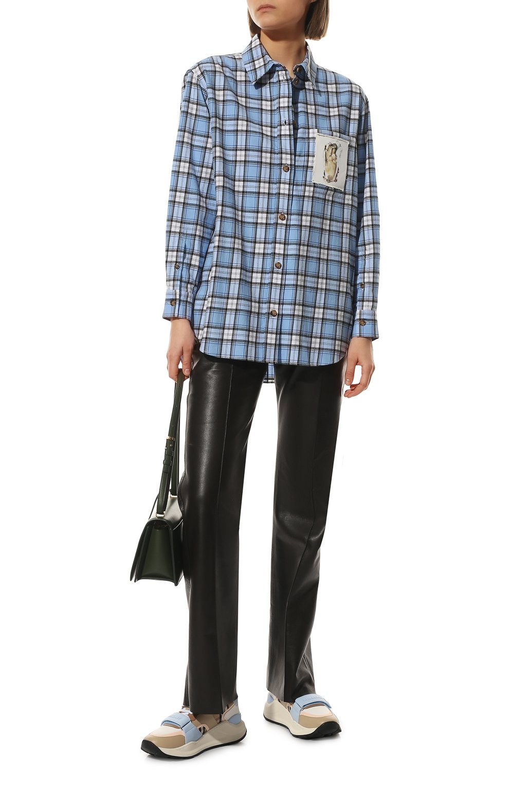 Хлопковая рубашка BURBERRY, арт. 8048898, фото 2