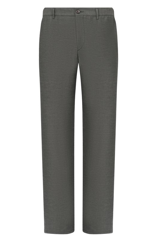 Брюки изо льна и шелка MVST M26.CSM.T405/TXAVI Зелёный M26.CSM.T405/TXAVI