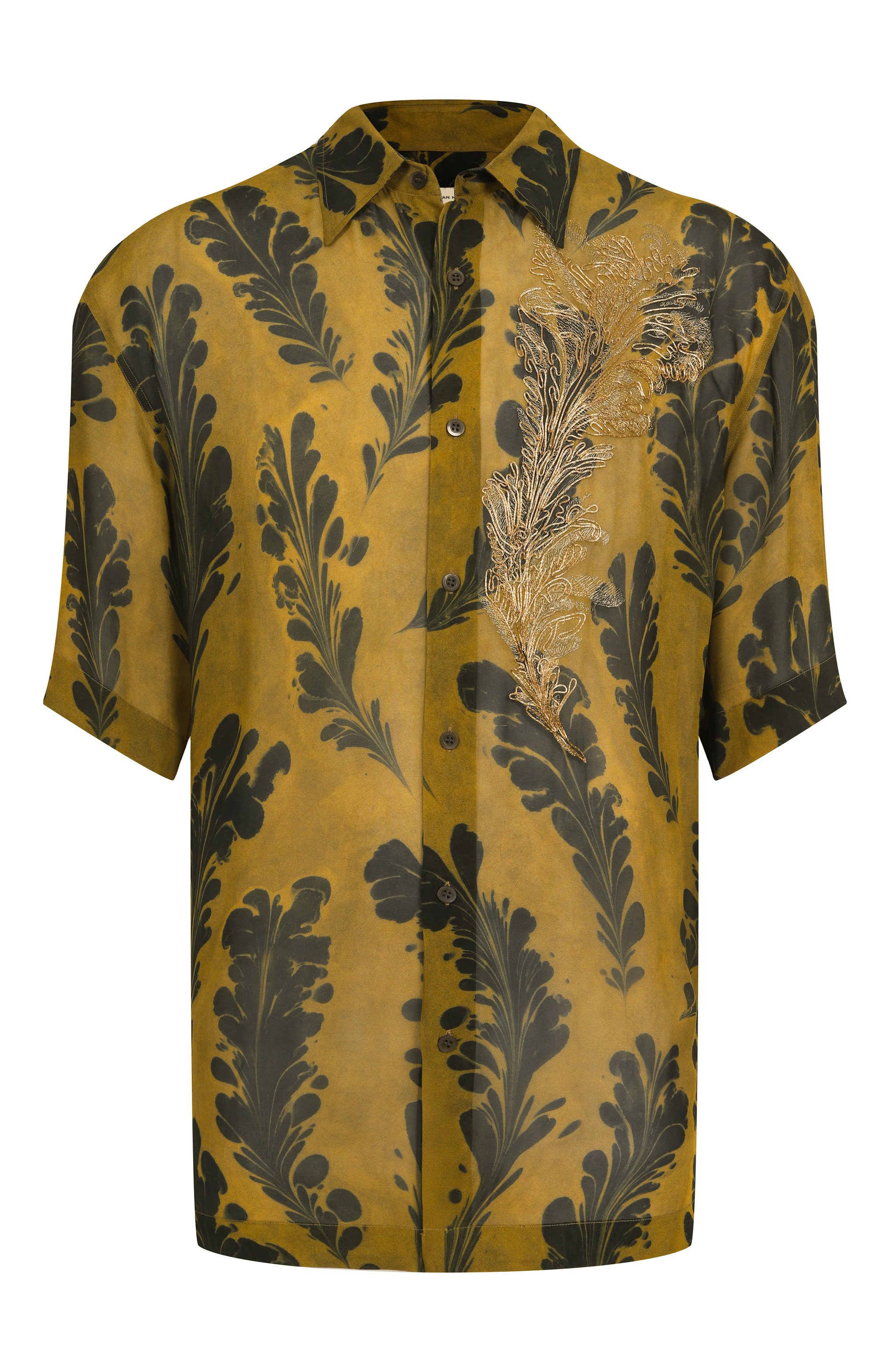 Рубашка из вискозы DRIES VAN NOTEN, арт. 251-020751-1004, фото 1