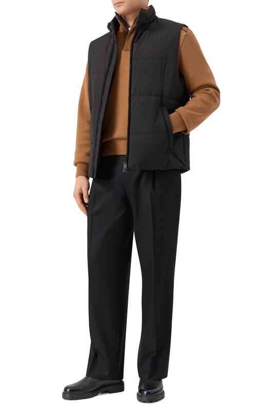 Свитер из шерсти и кашемир Paul&Shark 15311152/3XL-6XL Бежевый  15311152/3XL-6XL Фото 2