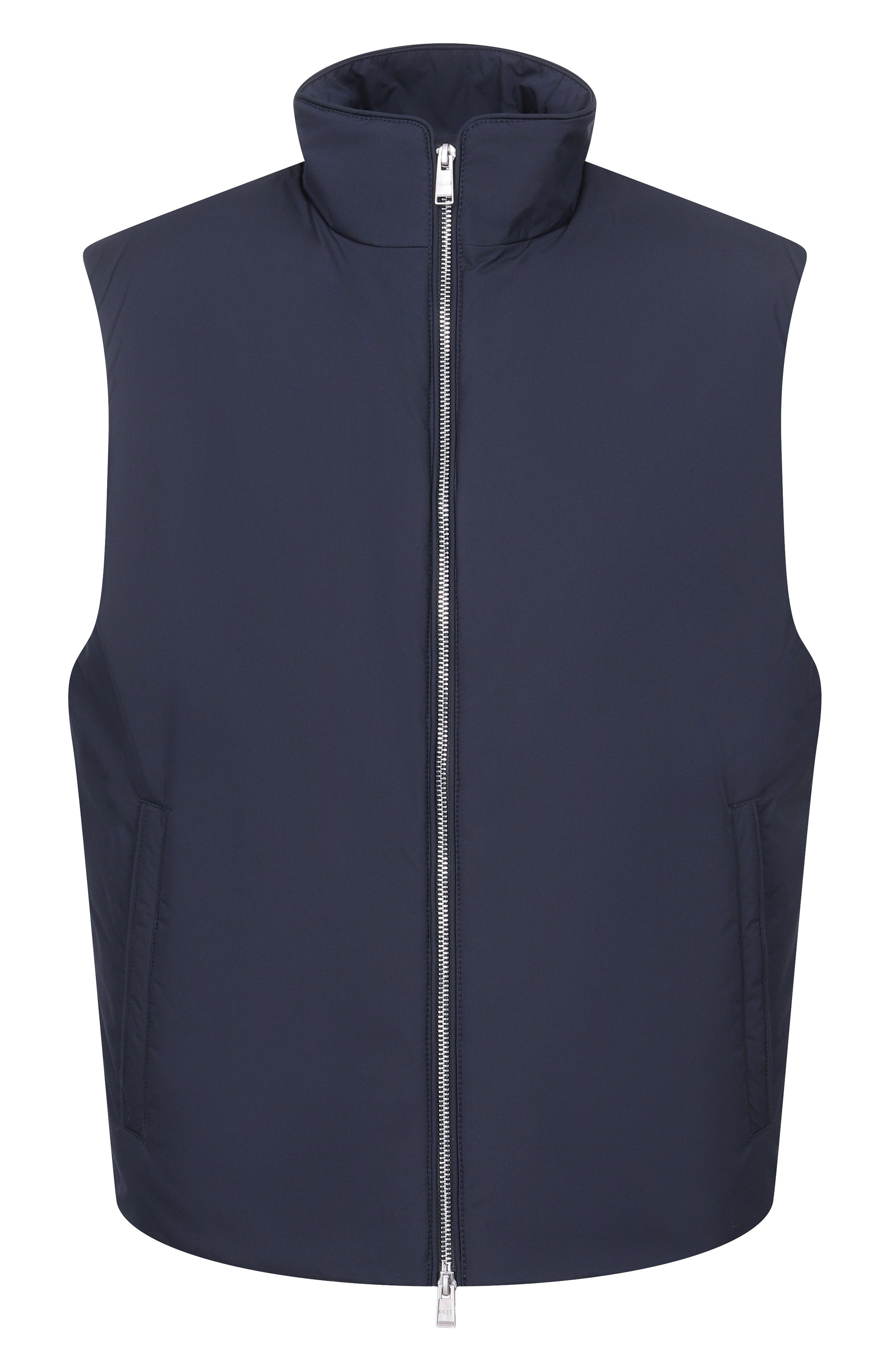 Утепленный жилет BOSS темно-синего цвета по цене 39950 руб., арт. 50553613, фото 1 Утепленный жилет BOSS, арт. 50553613, фото 1