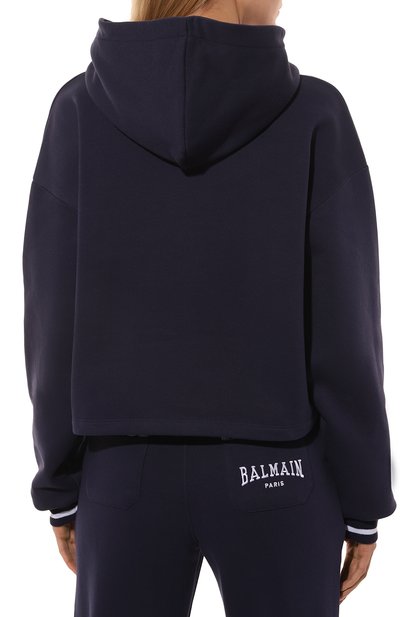 Хлопковое ху�ди BALMAIN, арт. DF0JP033/BC83, фото 4