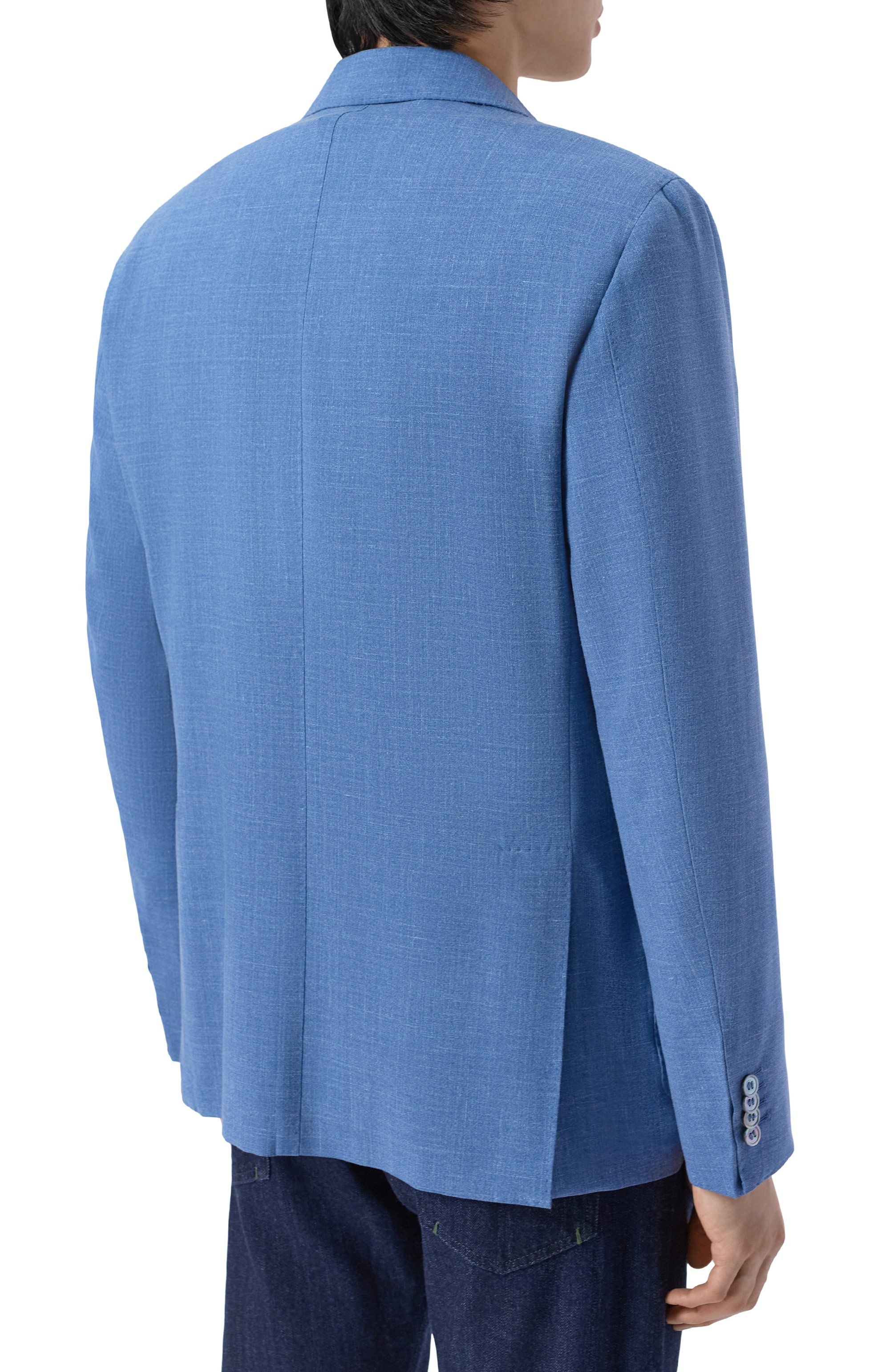 Пиджак из шерсти и шелка ANDREA CAMPAGNA, арт. SALINA/T26161, фото 4