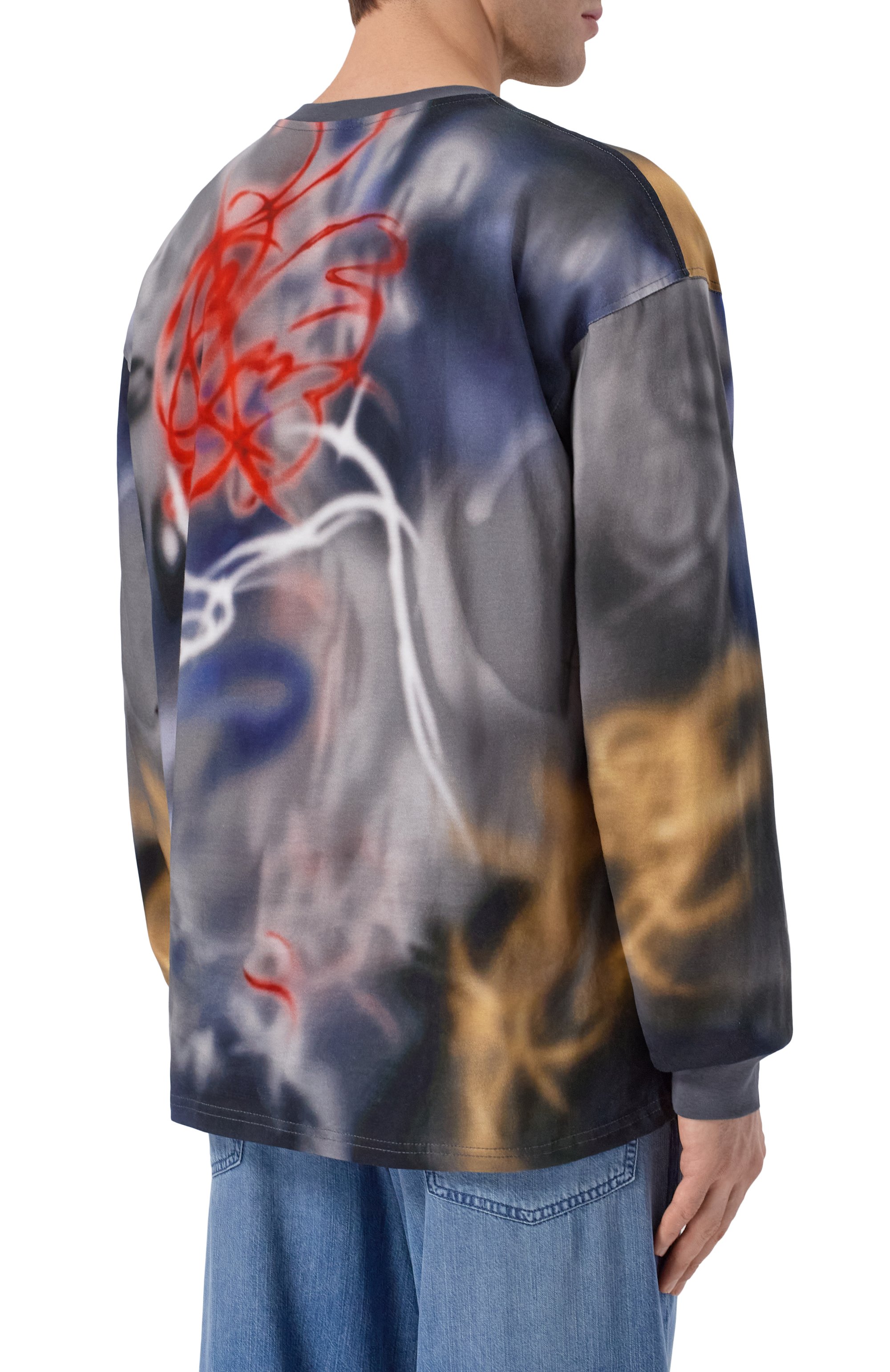 Хлопковый лонгслив DIESEL, арт. A21790/0WICM, фото 4