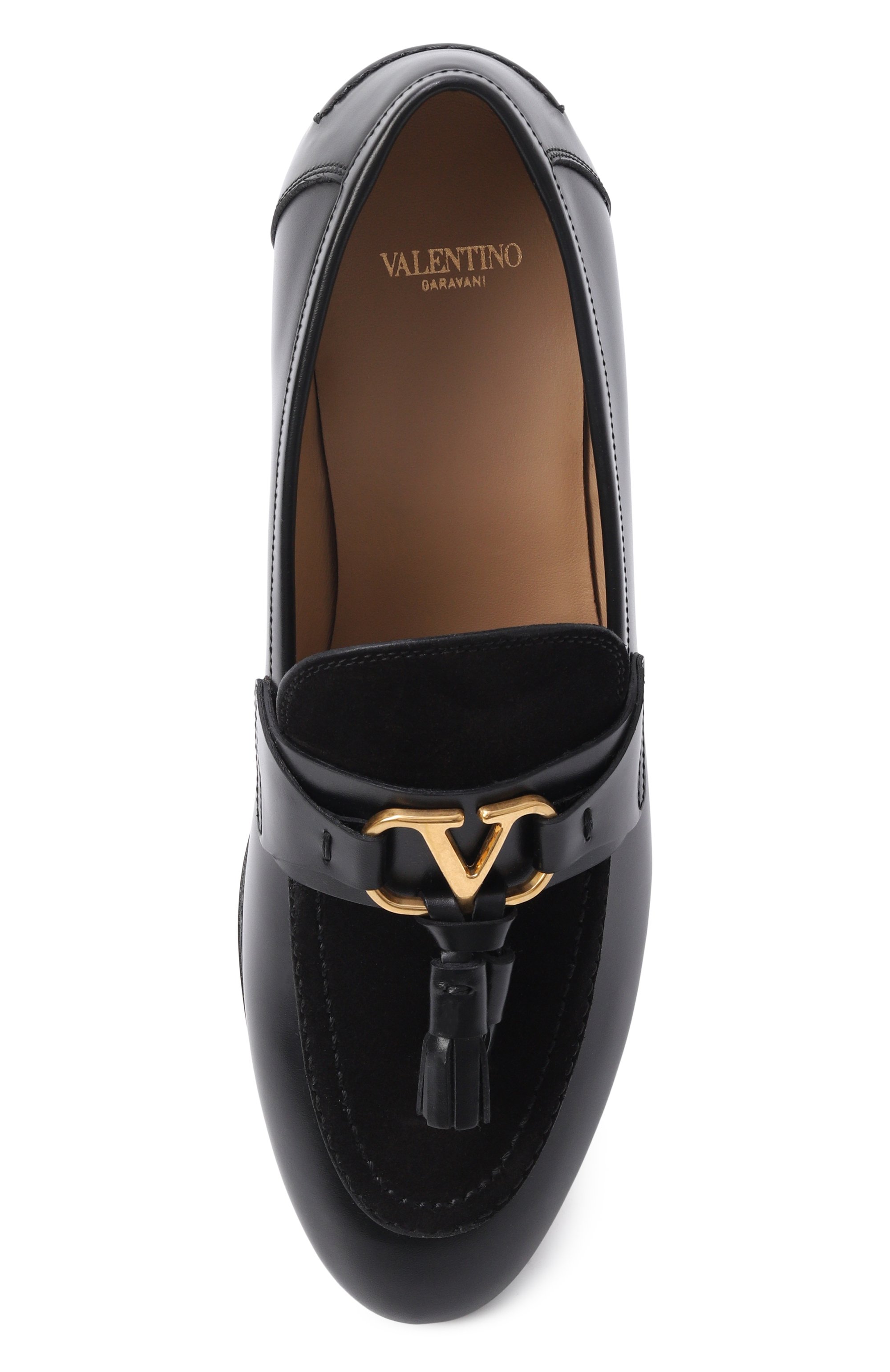 Кожаные лоферы vaniteux VALENTINO, арт. 8W2S0NF9/LQN, фото 6