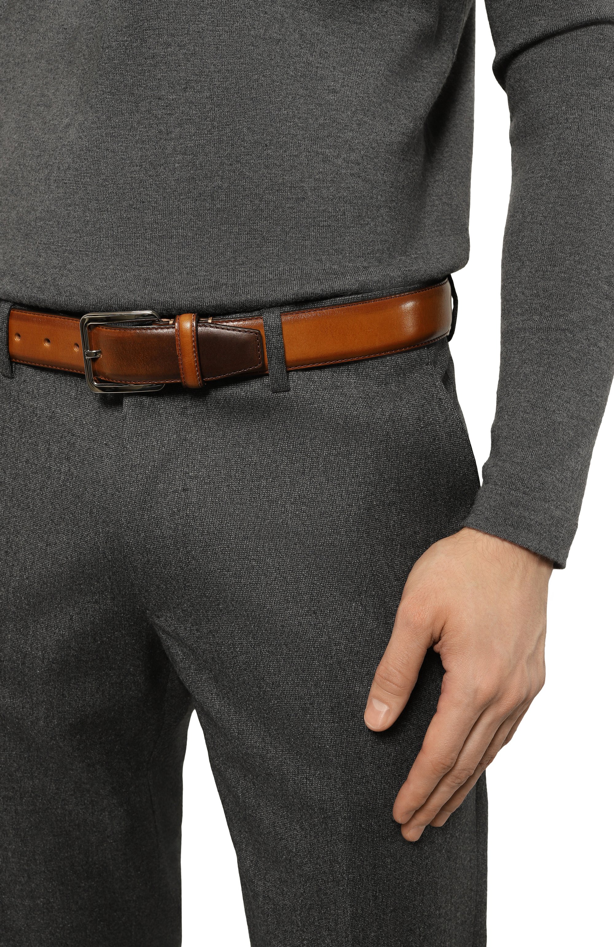 Кожаный ремень BOSS, арт. 50522757, фото 2