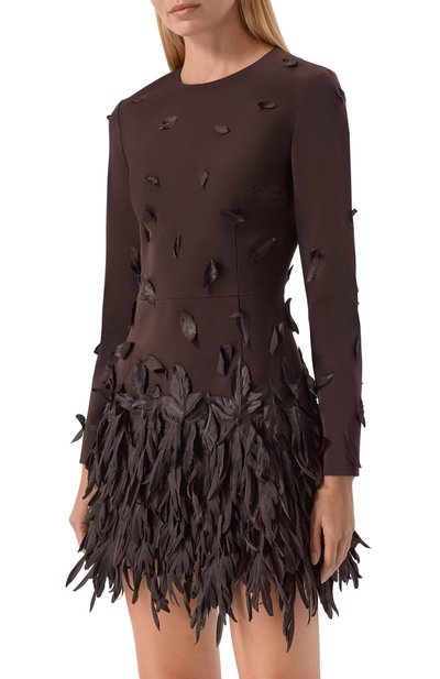 Платье LEFFERS коричневого цвета по цене 281400 руб., арт. 23\10.52.45.16.21, фото 3 Платье LEFFERS, арт. 23\10.52.45.16.21, фото 3