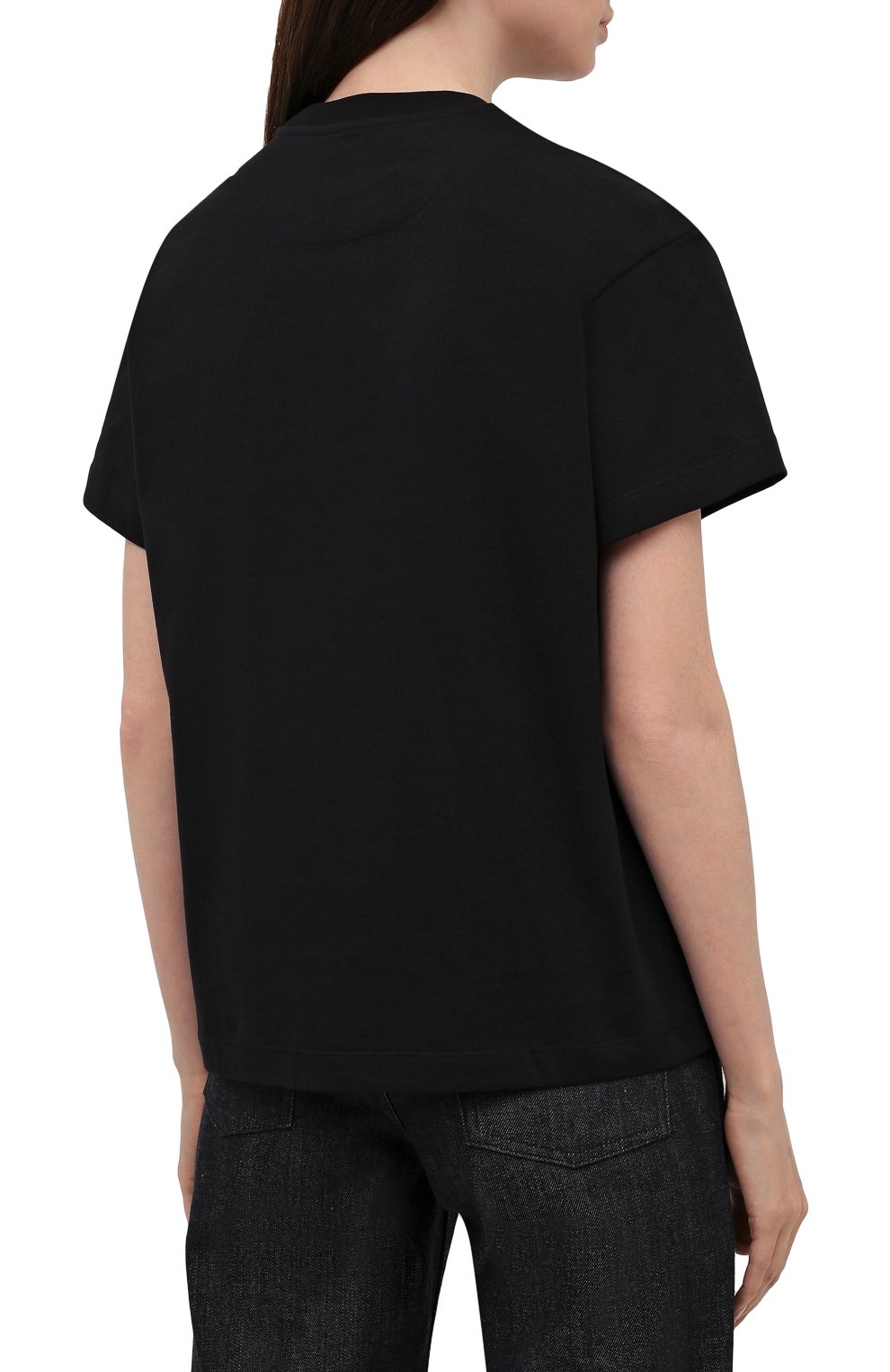 Комплект из трех хлопковых футболок JIL SANDER черного цвета по цене 39550 руб., арт. JPPT706540-WT248808, фото 4 Комплект из трех хлопковых футболок JIL SANDER, арт. JPPT706540-WT248808, фото 4