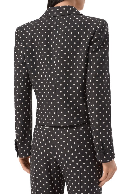 Жакет из вискозы Valentino 8B3CE585/98S Чёрно-белый  8B3CE585/98S Фото 4