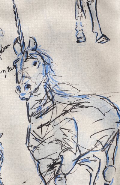 Шелковый шарф BURBERRY, арт. 8016968, фото 2