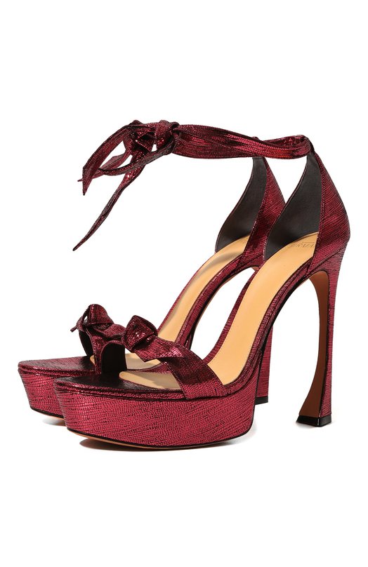 

Кожаные босоножки Alexandre Birman, Розовый