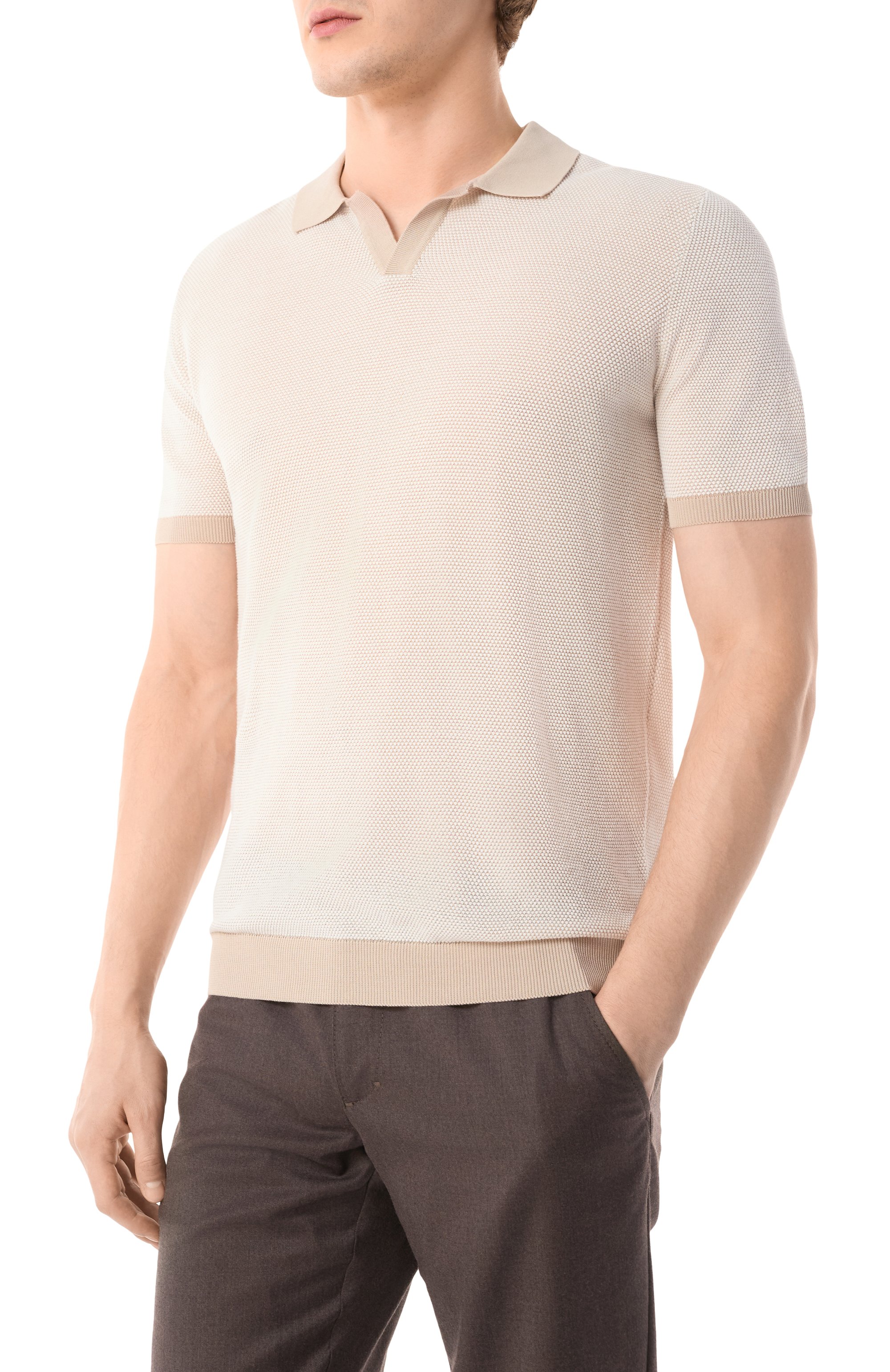 Хлопковое поло GRAN SASSO, арт. 57155/26901, фото 3