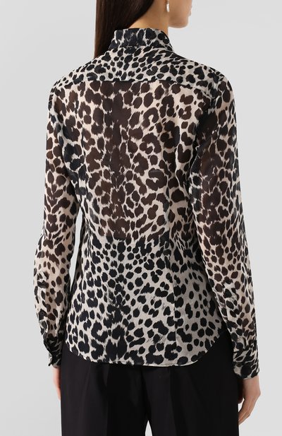 Хлопковая блузка DRIES VAN NOTEN, арт. 201-10751-9002, фото 4