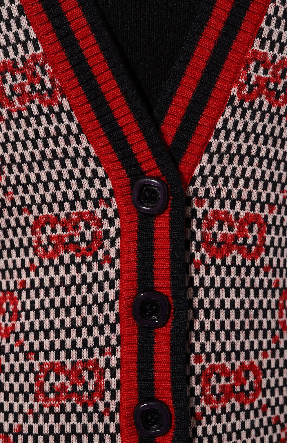 Шерстяной кардиган GUCCI, арт. 644779 XKBOR, фото 5