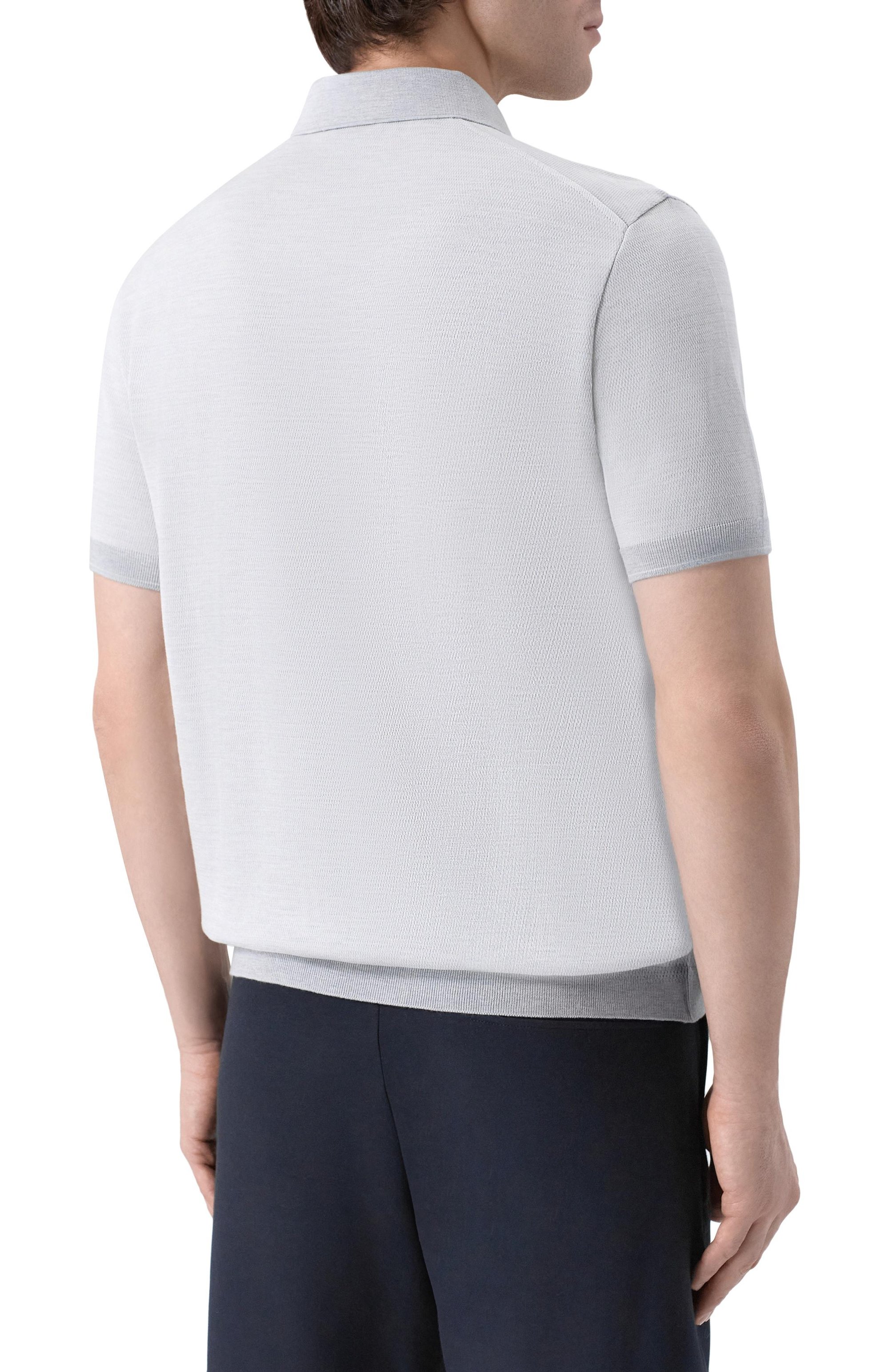 Поло из хлопка и шелка PAUL&SHARK, арт. 25411627_001, фото 4