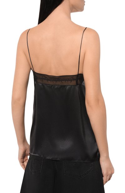Шелковый топ ANN DEMEULEMEESTER, арт. 2402-W-T016-R-FA134-099, фото 4