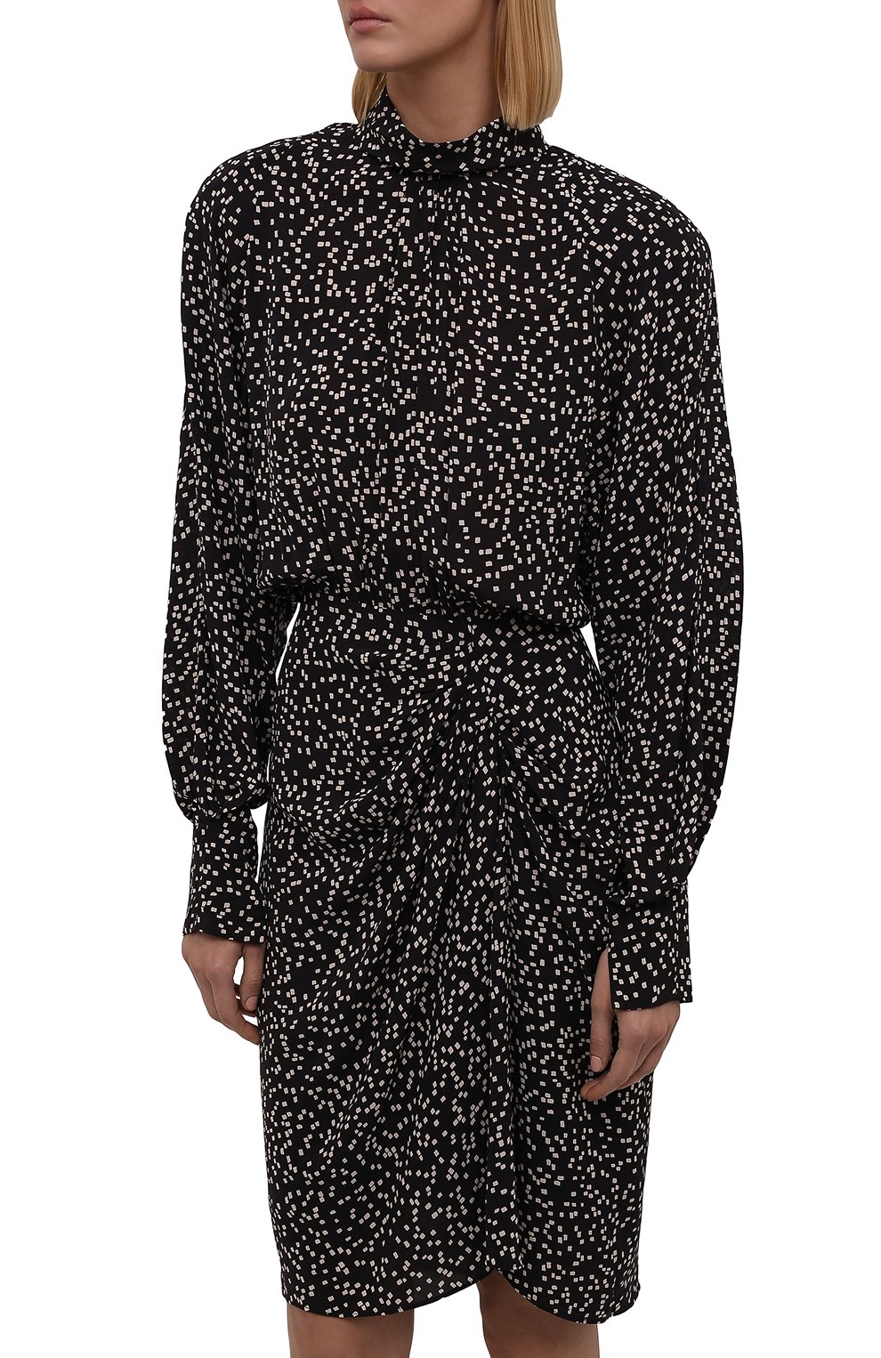 Платье из вискозы ISABEL MARANT ETOILE, арт. R02011-21A022E/C0LINE, фото 3