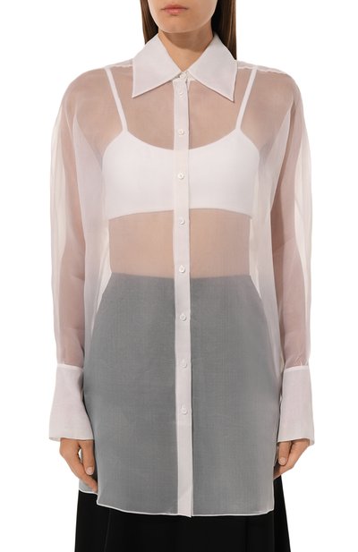 Шелковая блузка LA NEIGE, арт. #CAS-3-LS-ORG-001, фото 3