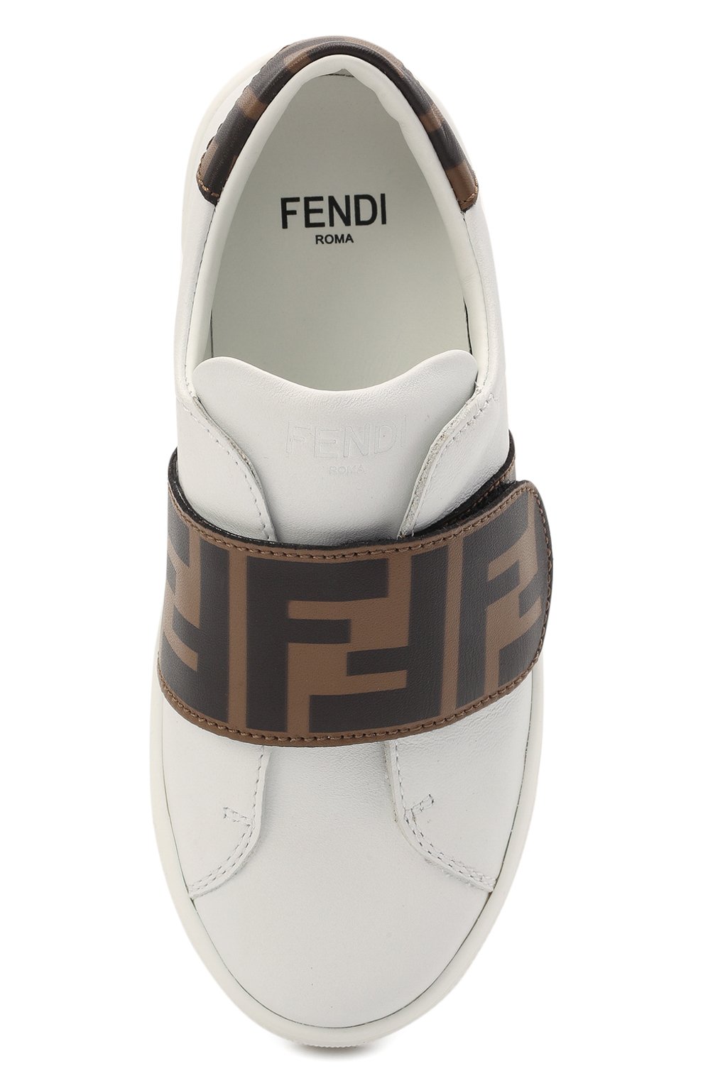 Кожаные кеды FENDI, арт. JMR325/A7N4/27-31, фото 4