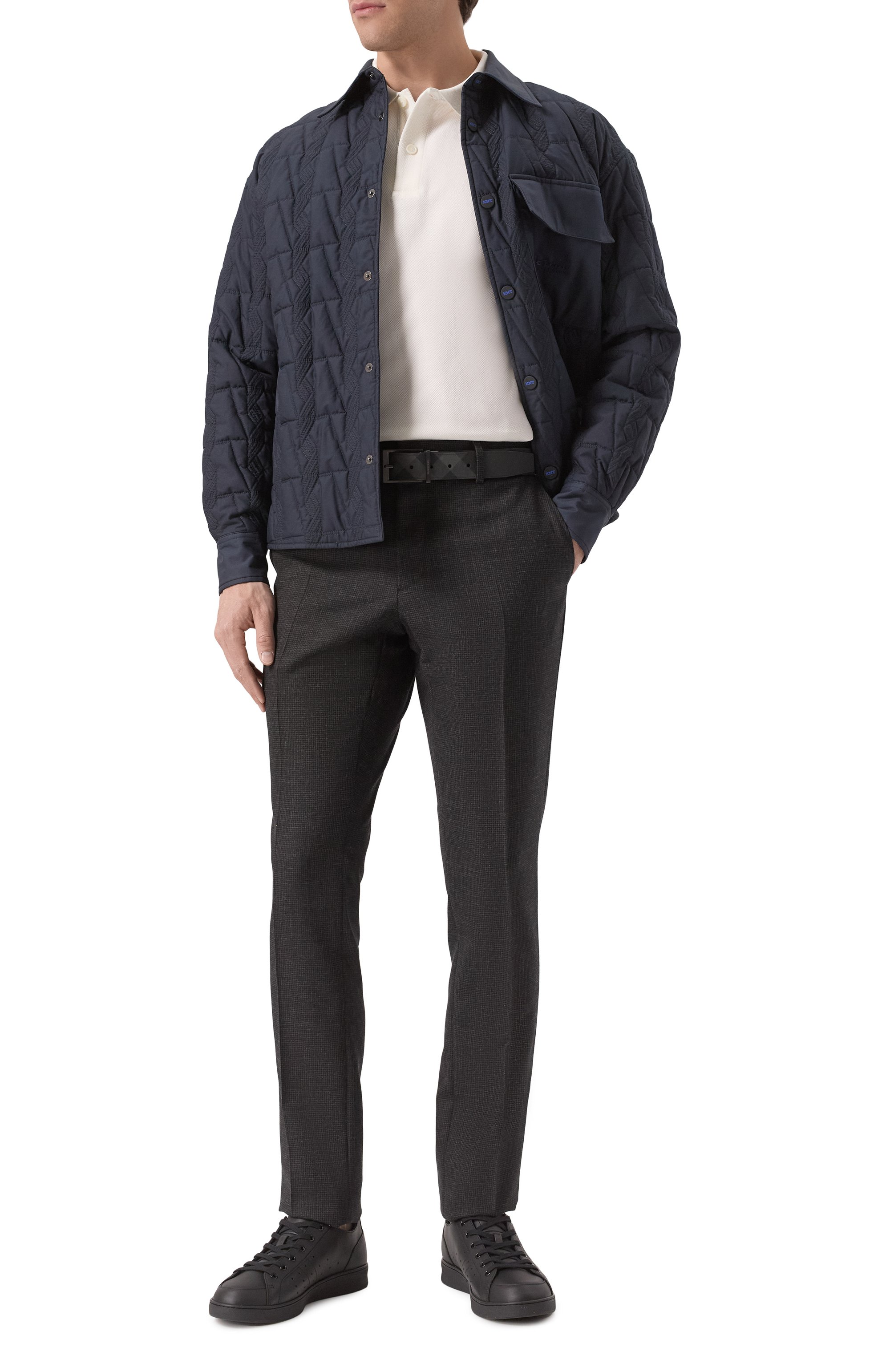 Хлопковое поло BURBERRY, арт. 8107451, фото 2