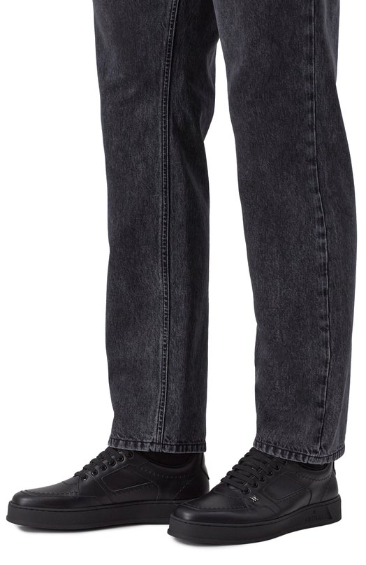 Кожаные кеды Artioli 0S688/CALF ELITE Чёрный  0S688/CALF ELITE Фото 3