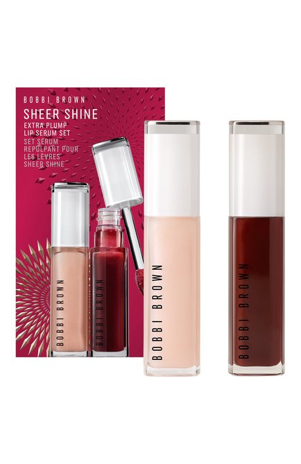 Набор для губ sheer shine extra plump lip serum set (2x6ml) BOBBI BROWN бесцветного цвета, арт. H81A-Y4 | Фото 1 (Нос: Не проставлено; Региональные ограничения белый список (Axapta Mercury): Не проставлено)