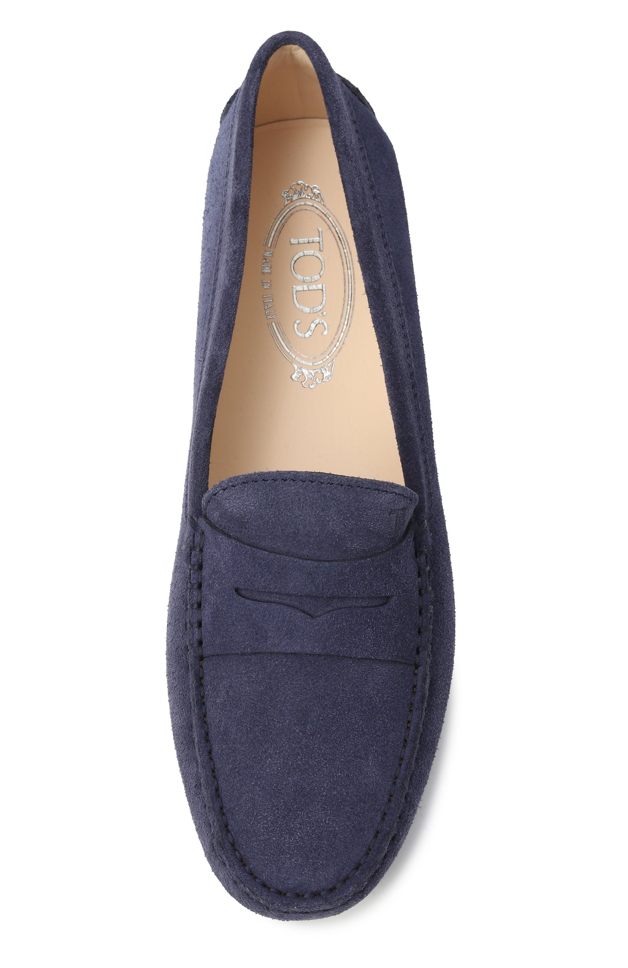 Замшевые мокасины gommino TOD’S синего цвета по цене 69700 руб., арт. XXW00G00010/RE0, фото 6 Замшевые мокасины gommino TOD’S, арт. XXW00G00010/RE0, фото 6