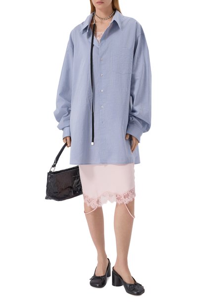 Рубашка из хлопка и шелка MAISON MARGIELA, арт. S51DT0025/M35751, фото 2