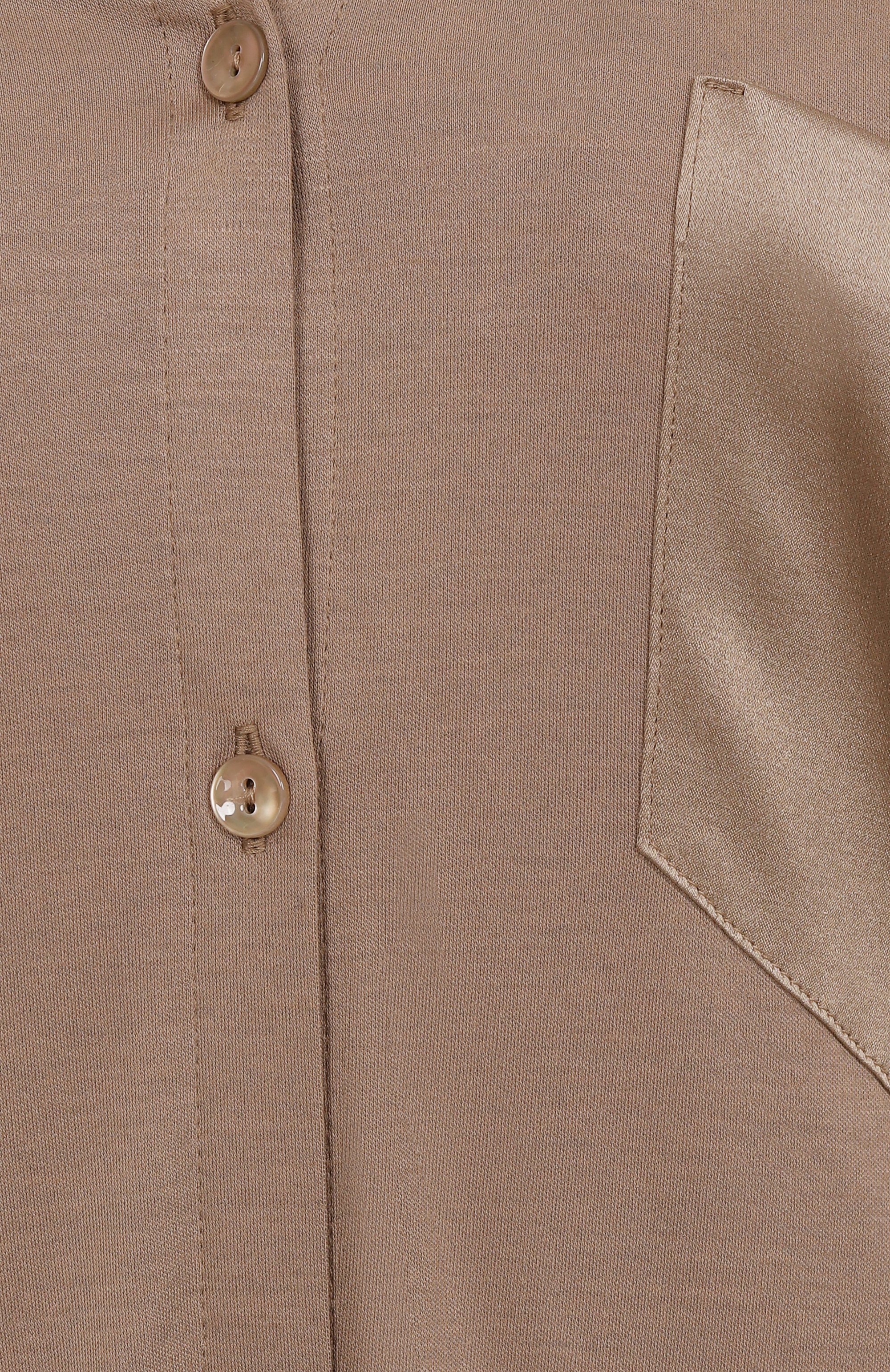 Сорочка HANRO коричневого цвета по цене 29240 руб., арт. 077420, фото 6 Сорочка HANRO, арт. 077420, фото 6