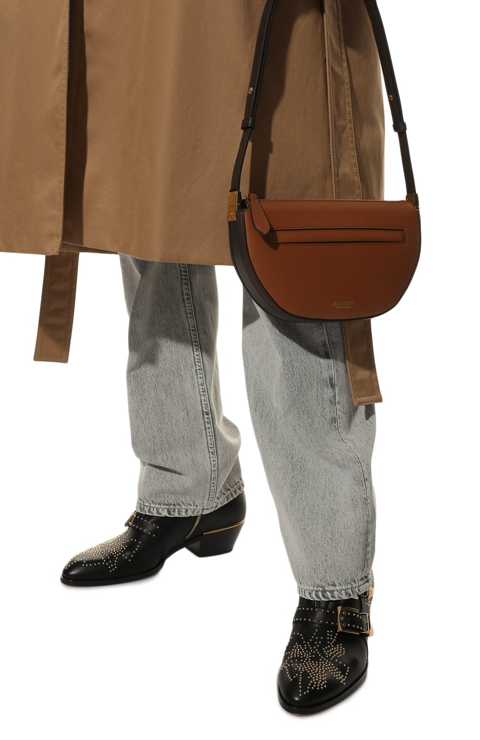 Кожаные казаки susanna CHLOÉ черного цвета по цене 118000 руб., арт. CHC16A13475, фото 3 Кожаные казаки susanna CHLOÉ, арт. CHC16A13475, фото 3