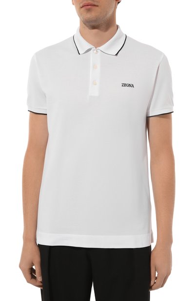 Хлопковое поло ZEGNA, арт. E7358A5/B746, фото 3