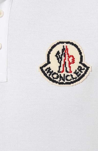 Хлопковое поло MONCLER, арт. 8A000-05-89A16, фото 5