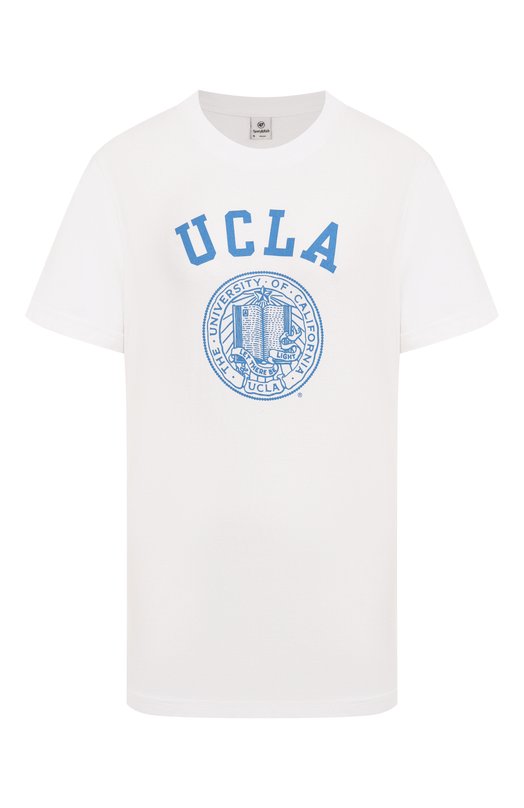 Хлопковая футболка Sporty & Rich x UCLA Sporty and Rich T0043615639WH01 Белый T0043615639WH01