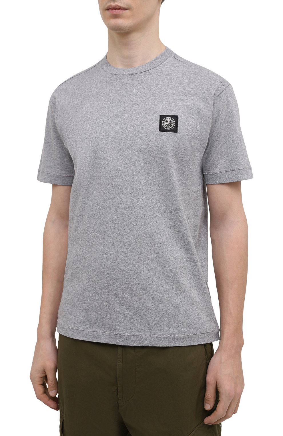 Хлопковая футболка STONE ISLAND, арт. 741524113, фото 3