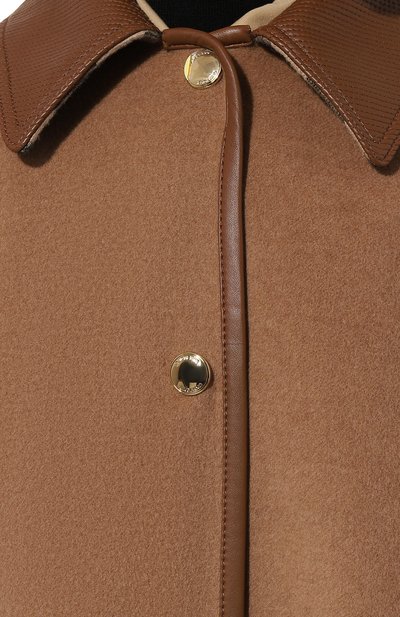 Шерстяная накидка BURBERRY, арт. 8062629 A7028, фото 5