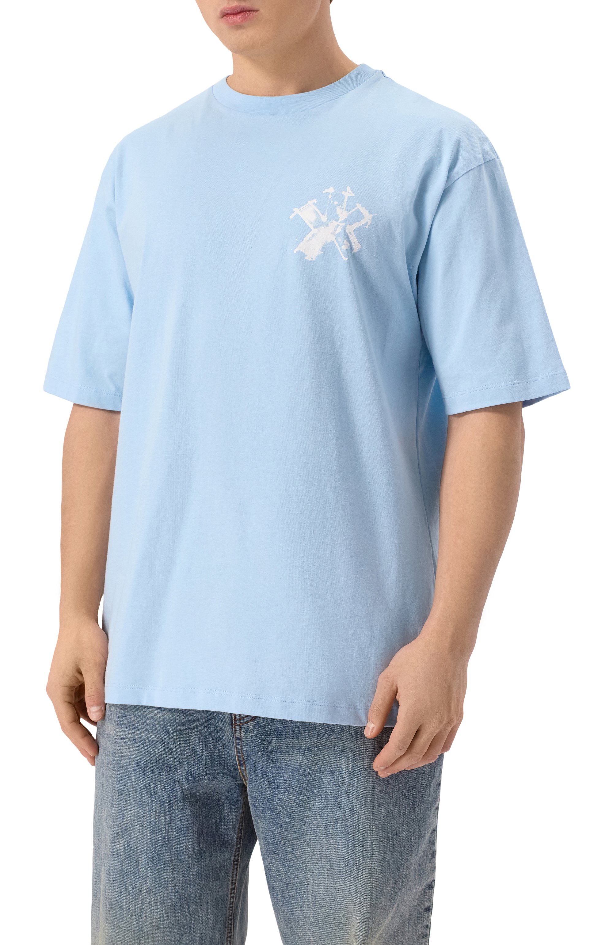 Хлопковая футболка COMME DES FUCKDOWN, арт. CFABM01574, фото 3