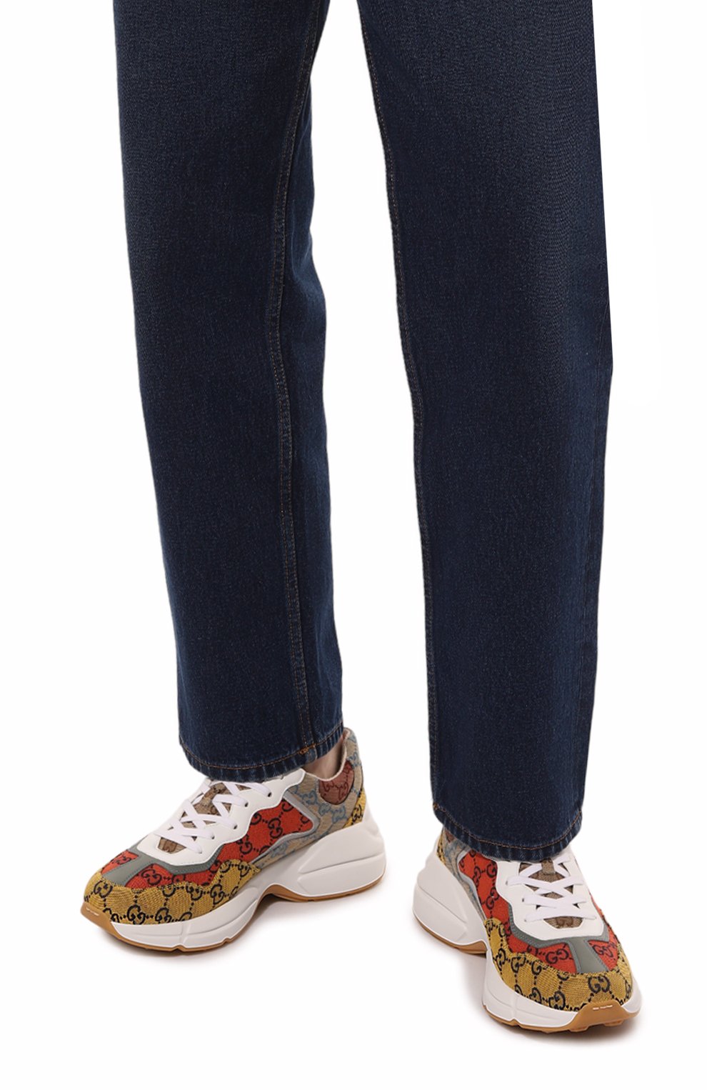 Текстильные кроссовки rhyton GUCCI, арт. 663659 2UZJ0, фото 3