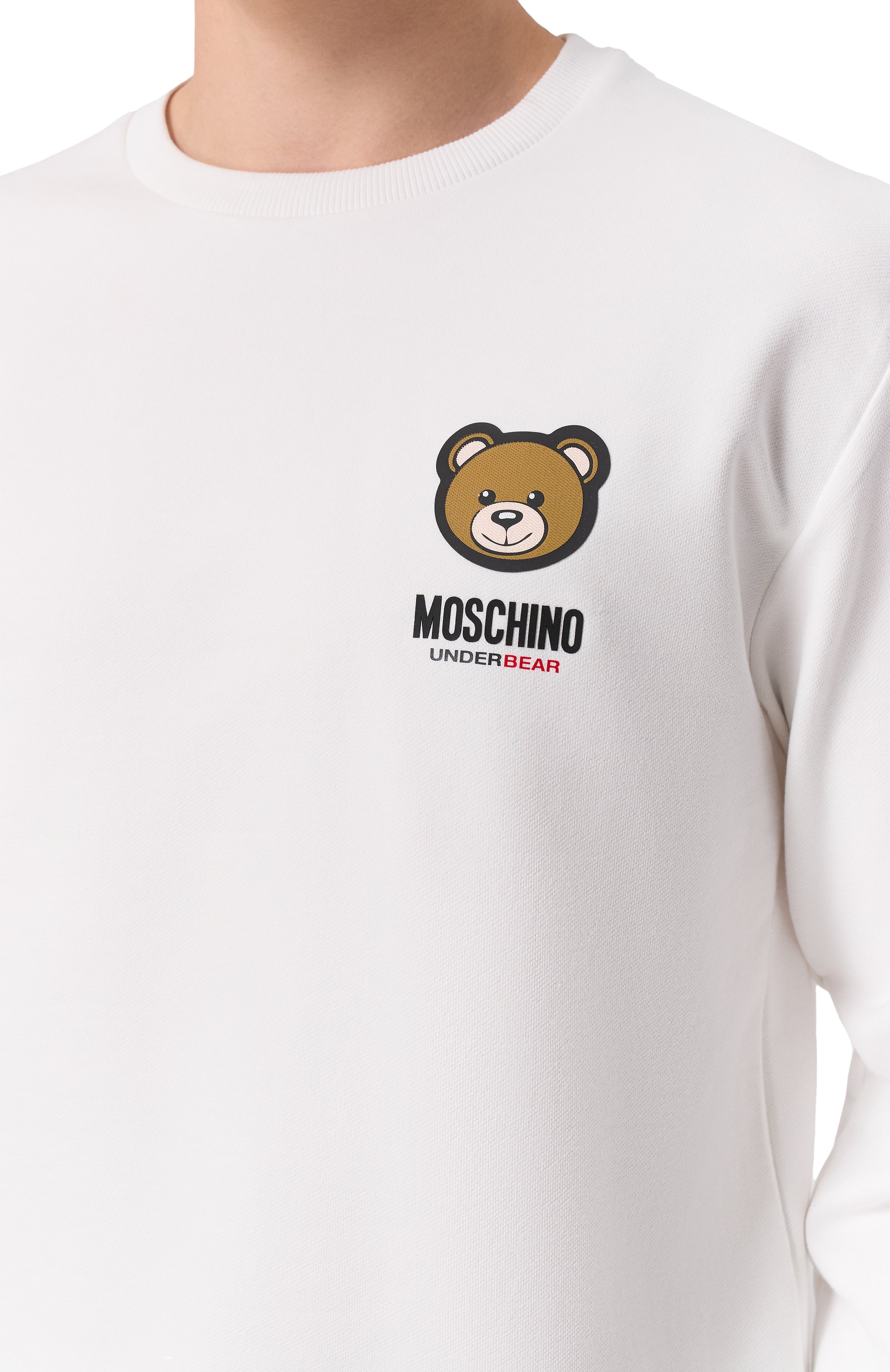 Хлопковый свитшот MOSCHINO, арт. A1788/4409, фото 5