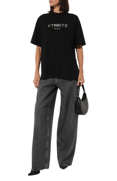 Хлопковая футболка VTMNTS, арт. VL18TR140B, фото 2