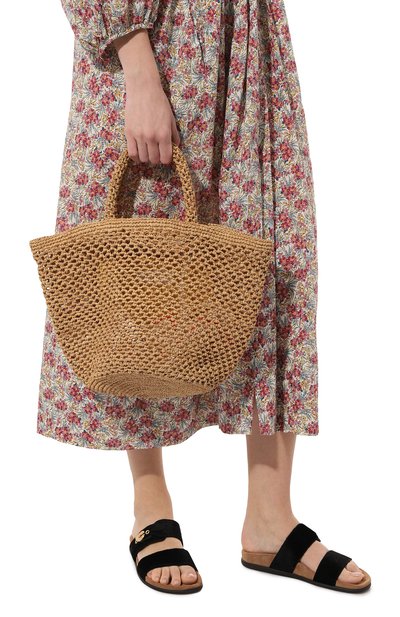 Сумка SANS-ARCIDET темно-бежевого цвета по цене 21550 руб., арт. KAPITY LACY-K/M, фото 2 Сумка SANS-ARCIDET, арт. KAPITY LACY-K/M, фото 2