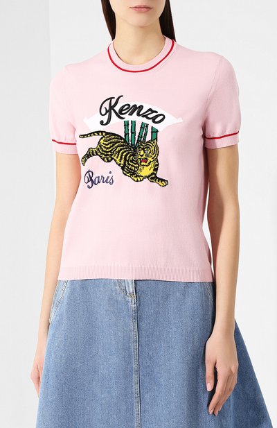Хлопковый топ KENZO, арт. 2T05793XE, фото 3