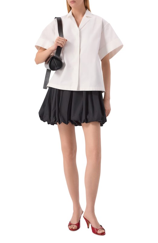 Хлопковые шорты Jil Sander J02KA0372/J45001 Чёрный  J02KA0372/J45001 Фото 2