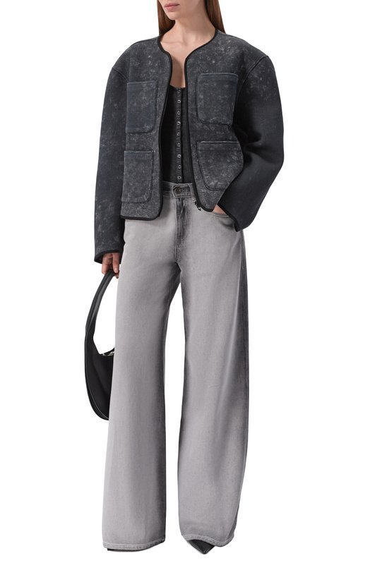 Хлопковый жакет Diesel A20914/0DCCK Серый  A20914/0DCCK Фото 2