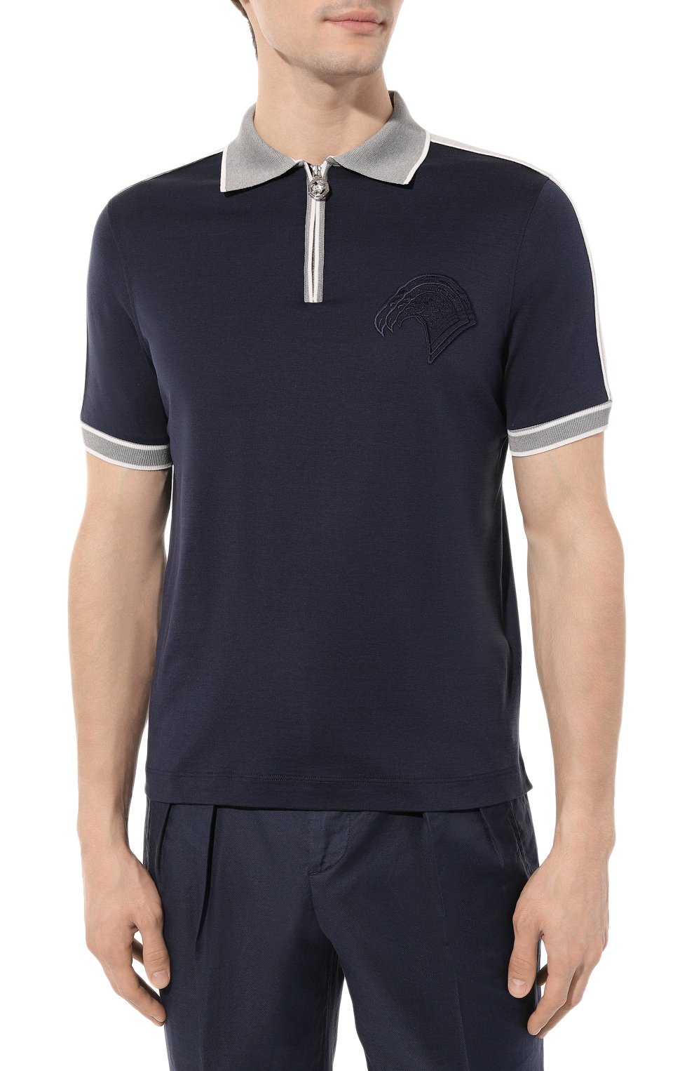 Поло из шелка и хлопка STEFANO RICCI, арт. K818919P31/T23271, фото 3